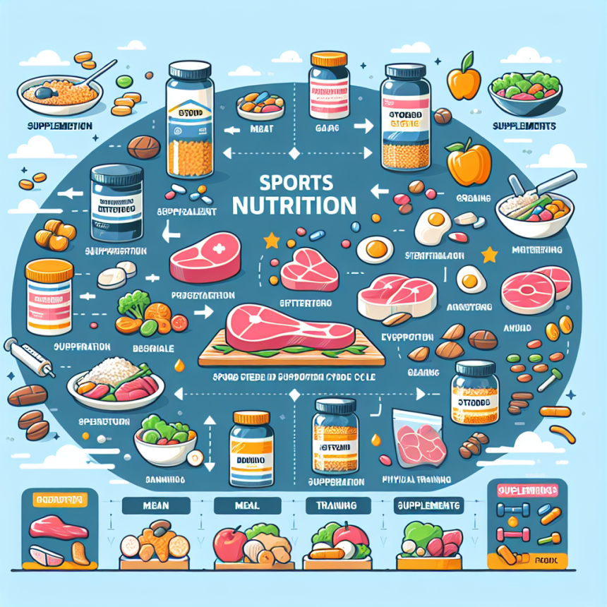 Caractéristiques de la nutrition sportive lors de l'utilisation du Mélange de stéroïdes