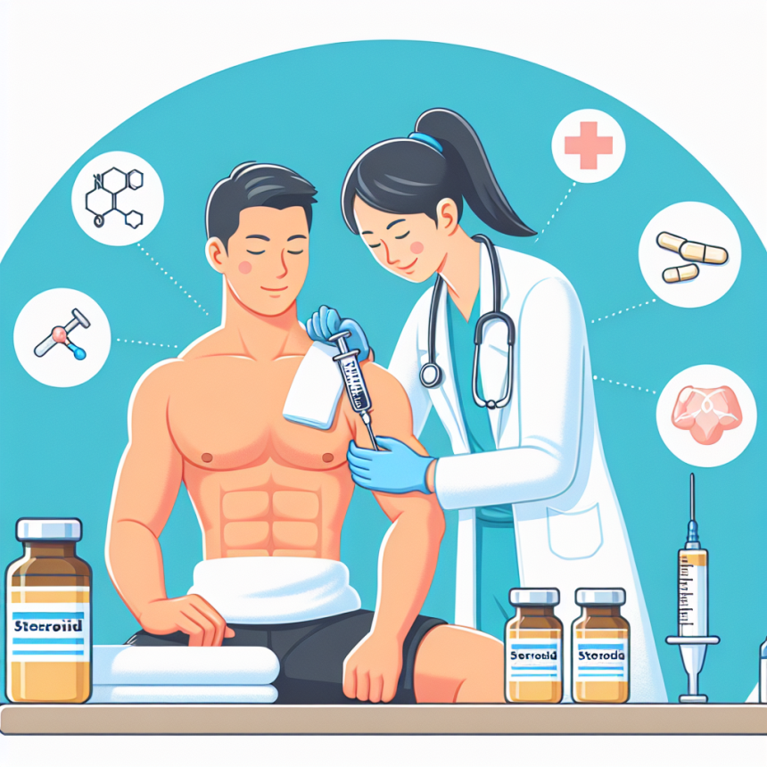Injection de stéroïdes dans la correction pharmacologique des blessures sportives