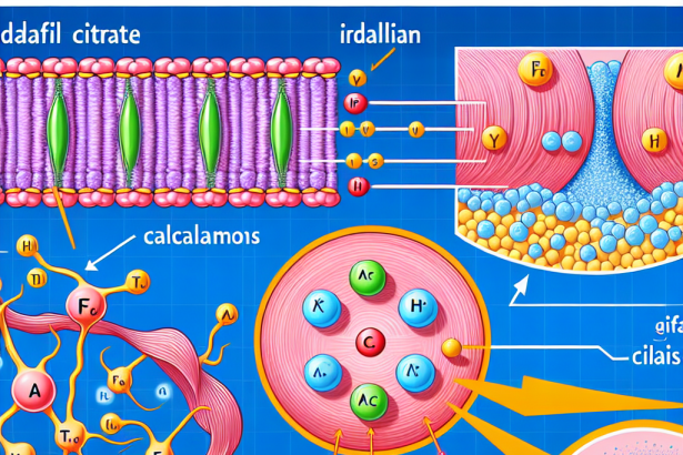 Comment le Tadalafil Citrate (Cialis Générique) affecte la concentration de calcium dans les muscles