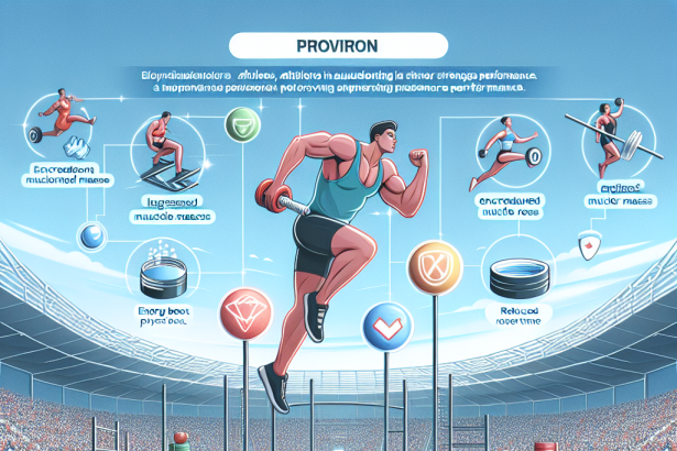 Comment Proviron aide les athlètes à améliorer leurs performances de force