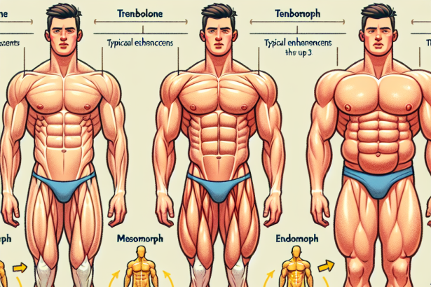 Différences d'effet du trenbolone selon la morphologie (ectomorphe, mésomorphe, endomorphe)