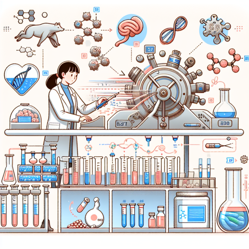 Influence de la pharmacologie sur la vitesse de synthèse des protéines animales