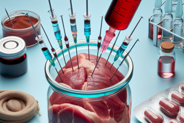 Infusion de soutien pharmacologique pour l'hypertrophie de la viande chez les épis