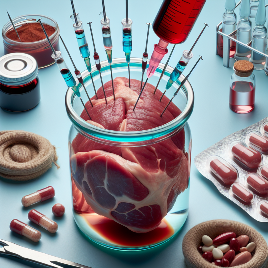 Infusion de soutien pharmacologique pour l'hypertrophie de la viande chez les épis