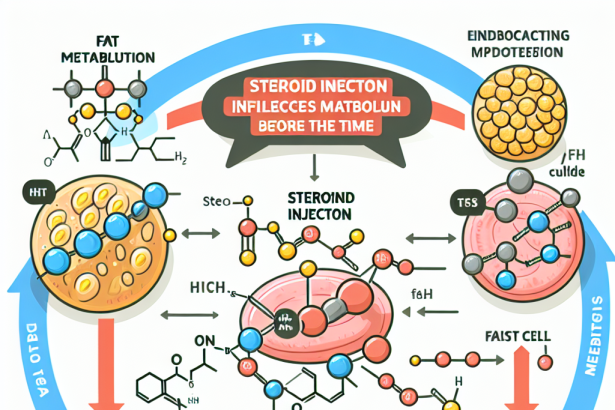 Injection de stéroïdes sur le métabolisme des graisses avant l'heure de prise de masse carnée