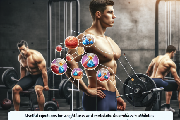 Injections utiles pour la perte de poids et la correction des troubles métaboliques chez les sportifs