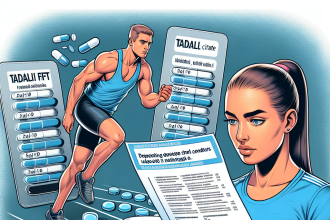 Tadalafil citrate (Cialis générique) et particularités du dosage pour les athlètes