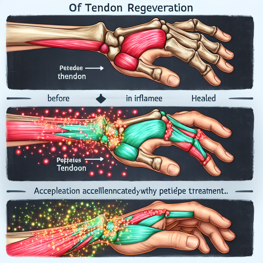La capacité des cures de peptides à accélérer la régénération tendineuse