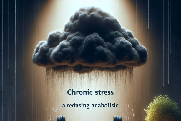 Le stress chronique comme facteur de réduction de l'anabolisme