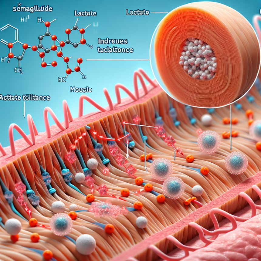 Sémaglutide et son rôle dans l'augmentation de la tolérance au lactate dans les muscles
