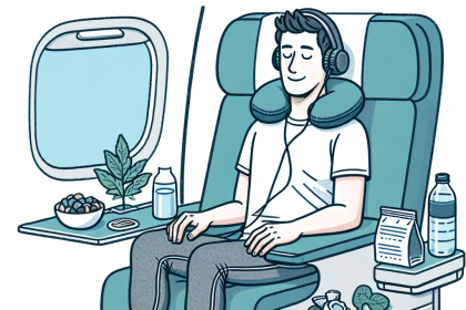 Soutien préventif pour l'organisme lors de longs vols
