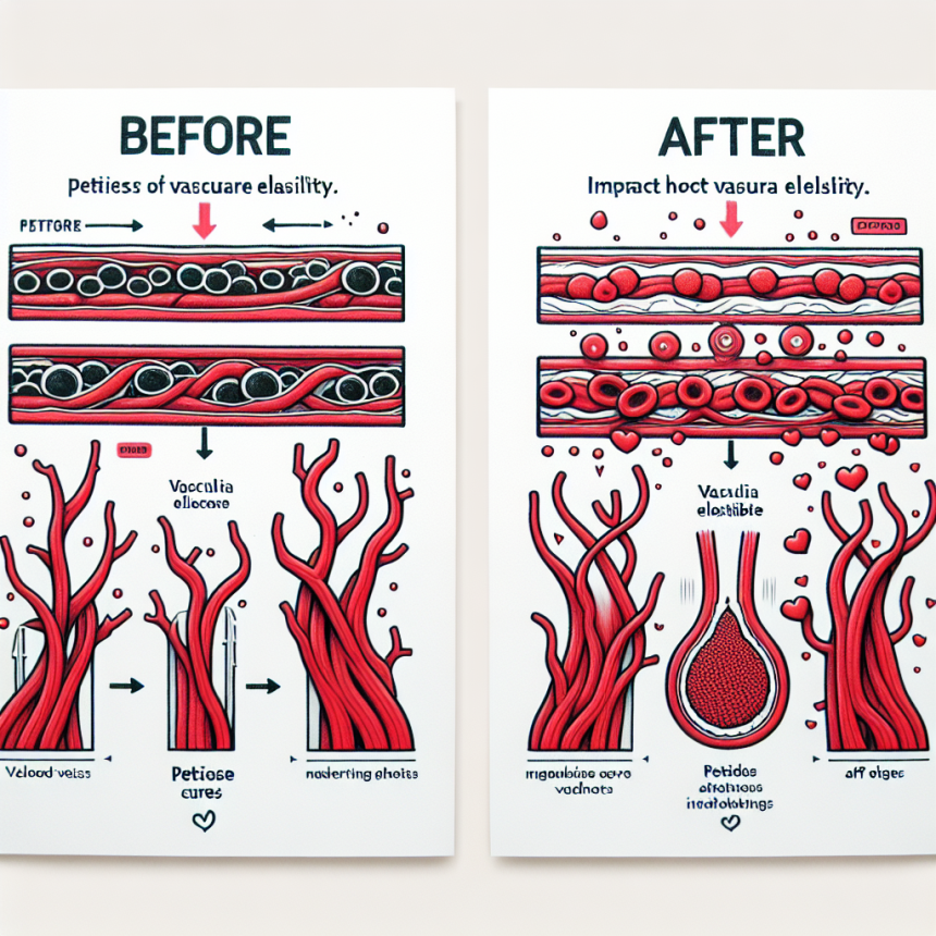 Comment les cures de peptides affectent l'élasticité vasculaire ?