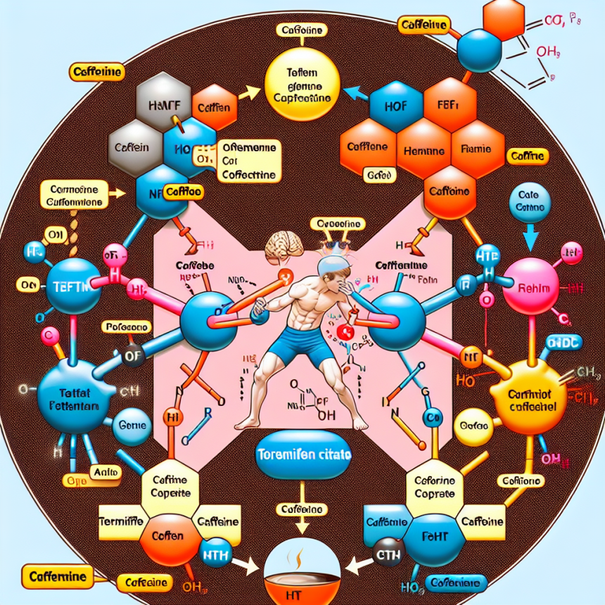 Interaction du citrate de torémifène avec la caféine