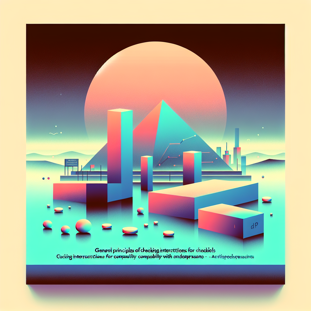 Compatibilité avec les antidépresseurs : principes généraux de vérification des interactions